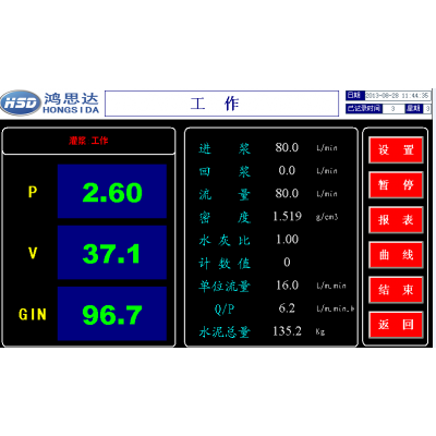 HSD660GIN灌漿自動(dòng)記錄儀